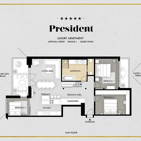 President Apt By Prague Castle, Views Dış mekan fotoğraf